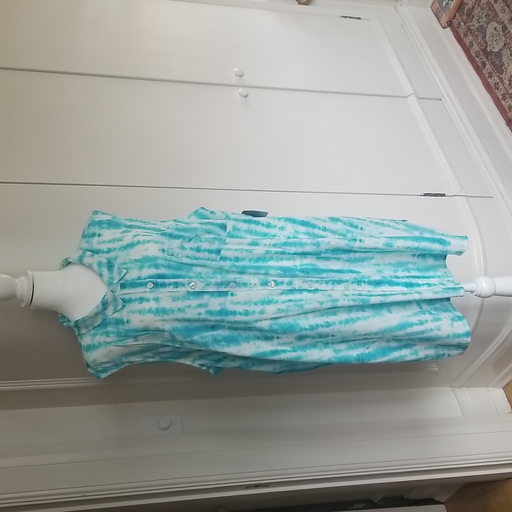 CATHERINE'S Sleeveless Midi Summer Dress Plus Size 26/28 (3x) NWT